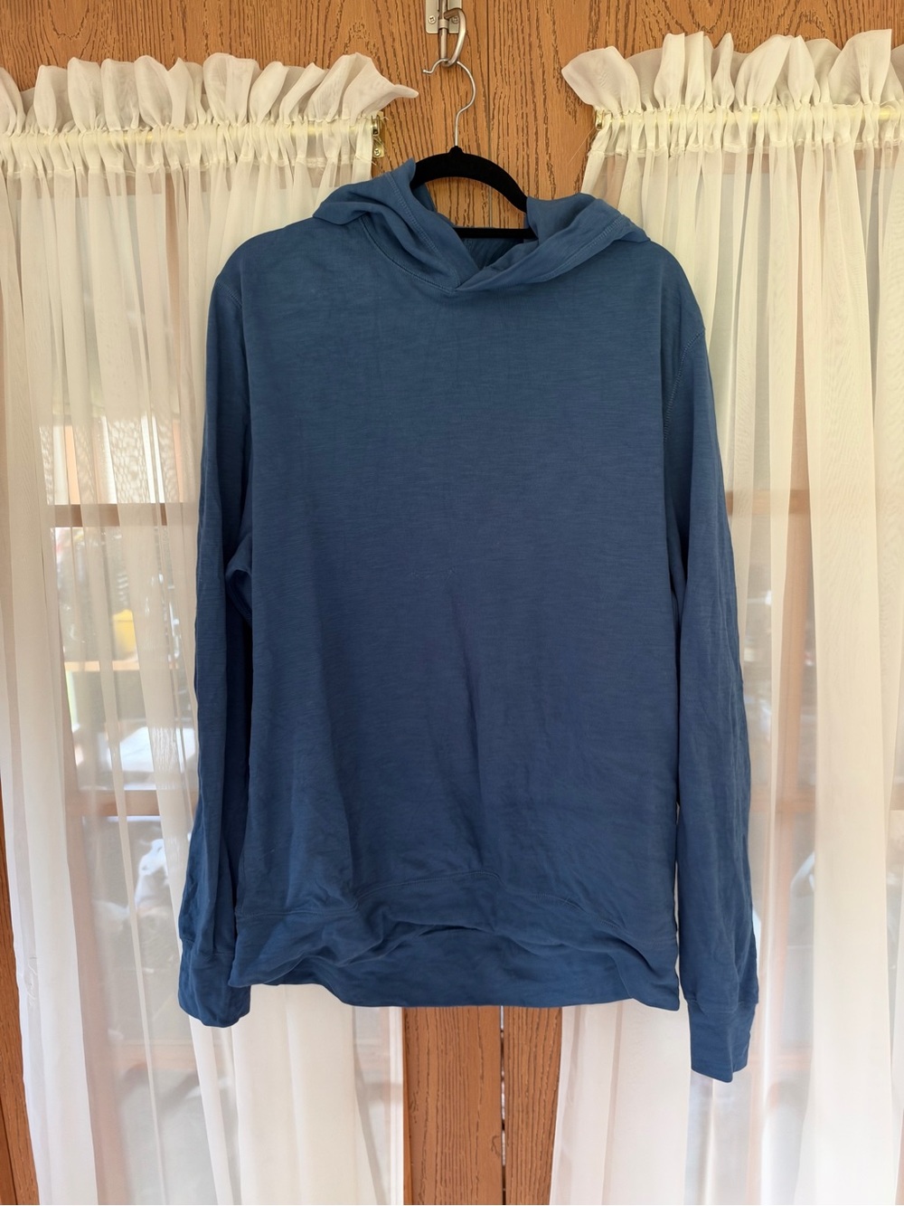 J. Crew Men’s Slate Blue Crewneck Hoodie